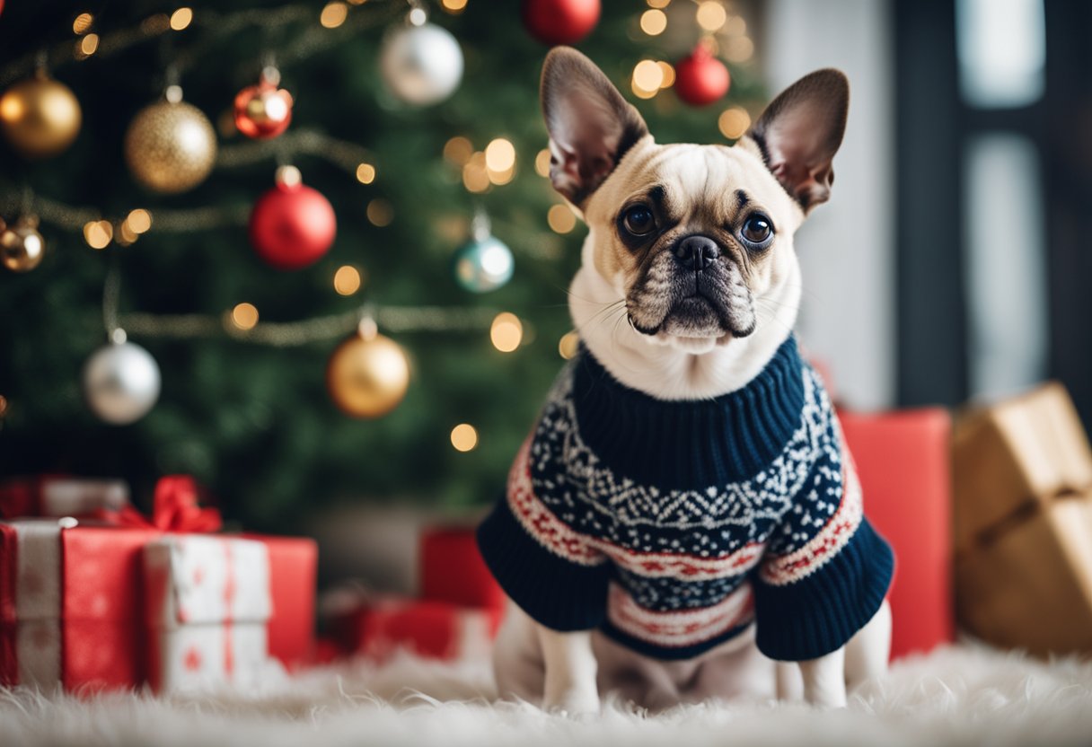 Køb en sjov julesweater til familiens kæledyr