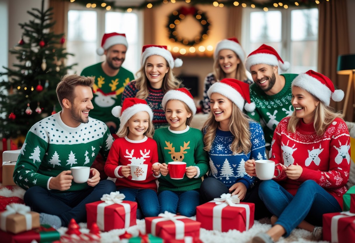 Bedste ønsker til jul ideer med sjove juletrøjer